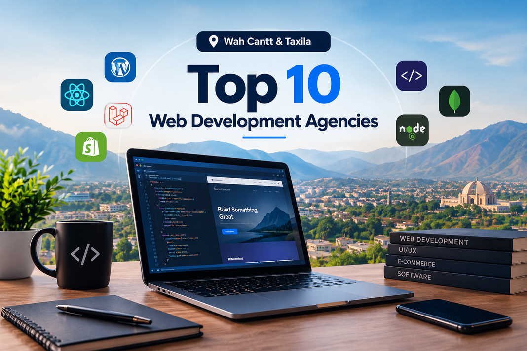 Top web development agencies in Wah Cantt and Taxila