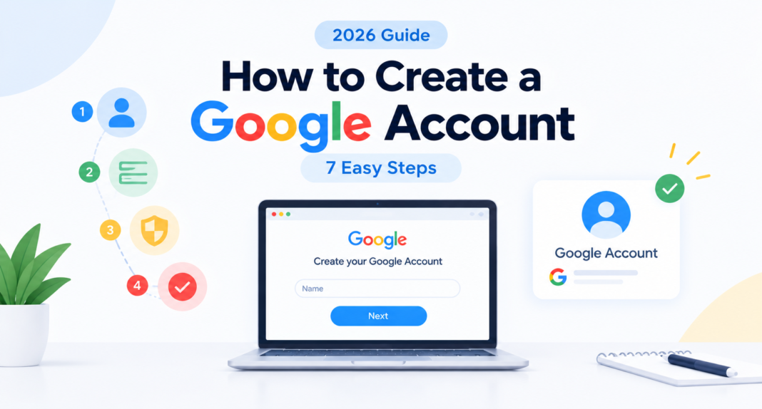 How to Create a Google Account: 7 Easy Steps (2026 Guide)